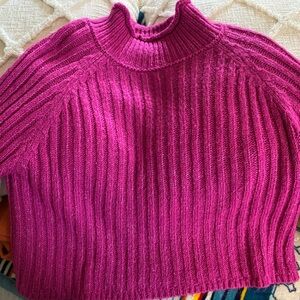 Perfect winter pink sweater worn once